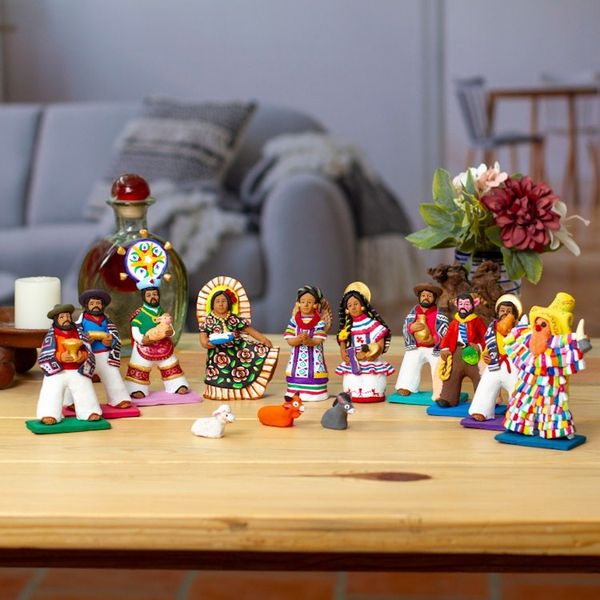 Alternate image for 13-Piece Sculpture Set of Mexican Guelaguetza Festival Guelaguetza Festival