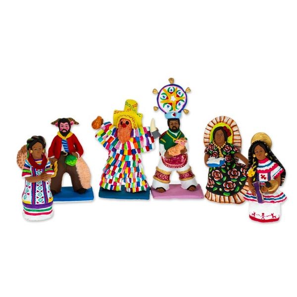 Alternate image for 13-Piece Sculpture Set of Mexican Guelaguetza Festival Guelaguetza Festival
