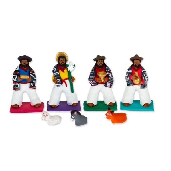 Alternate image for 13-Piece Sculpture Set of Mexican Guelaguetza Festival Guelaguetza Festival