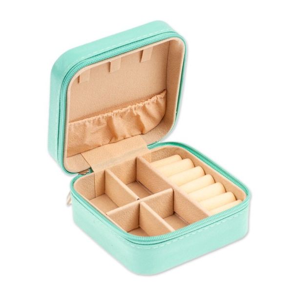 Alternate image for Spring-Themed Aloe Faux Leather Jewelry Box Made in Mexico Aloe Spring