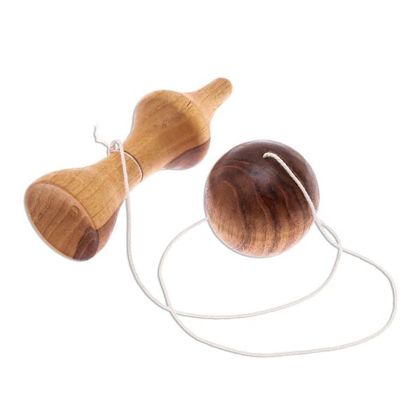 Alternate image for Raintree Wood Kendama Ball Game from Thailand Kendama Joy
