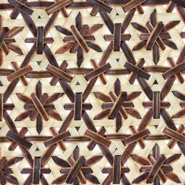 Alternate image for Handcrafted Woven Flower Motif Bamboo Coasters Set of 6 Pikul Hospitality