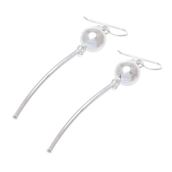 Alternate image for Handcrafted Sterling Silver Dangle Earrings from Thailand Swinging Song