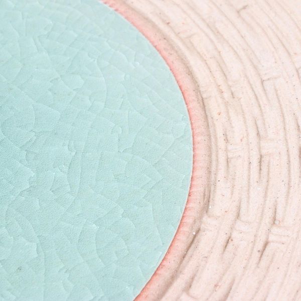Alternate image for Celadon Ceramic Plates in Green from Thailand Pair Country Meal