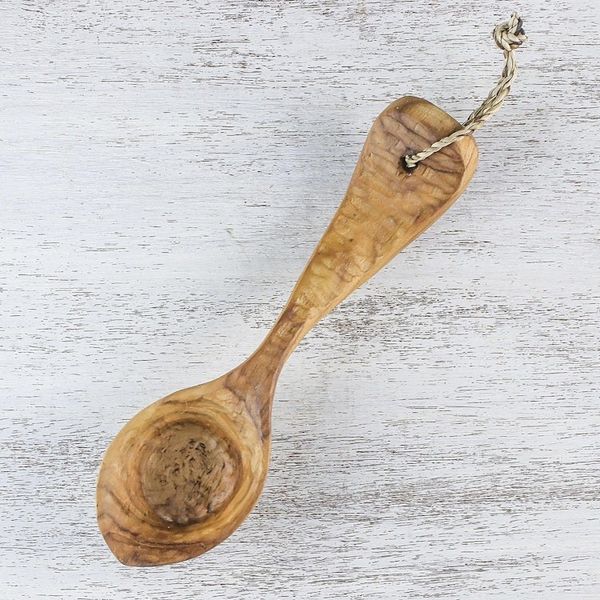 Alternate image for Handcrafted Teak Wood Serving Spoon from Thailand Splendid Meal