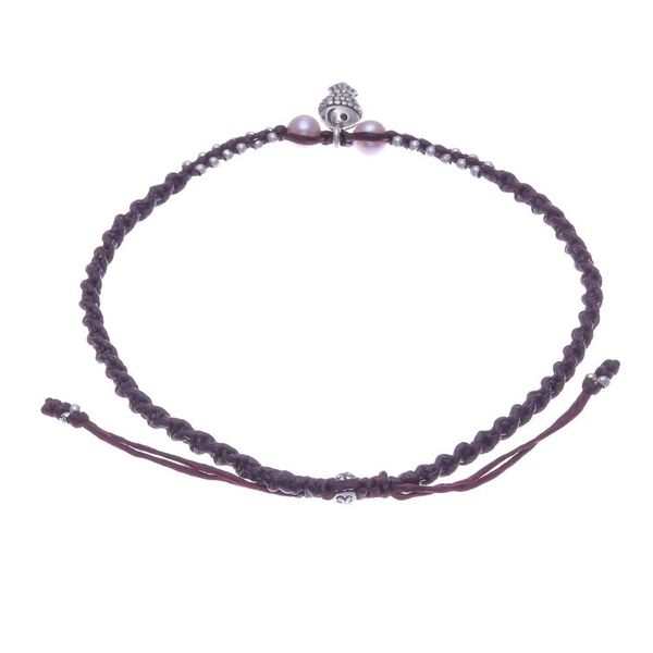 Alternate image for Cultured Pearl and Karen Silver Fish Anklet Summer Getaway