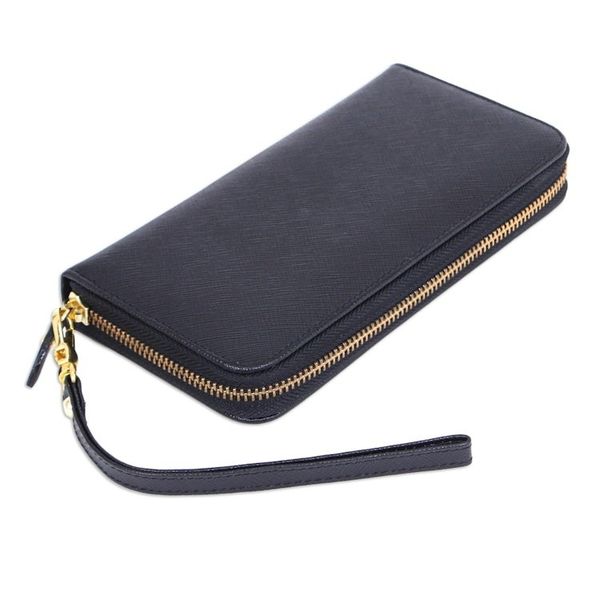 Alternate image for Artisan Crafted Black Leather Wristlet Smart Life