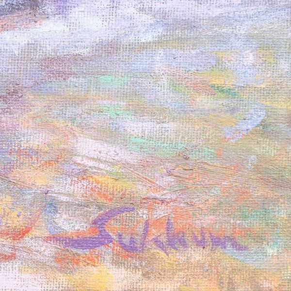 Alternate image for Oil Landscape Painting on Stretched Canvas Flame of the Forest