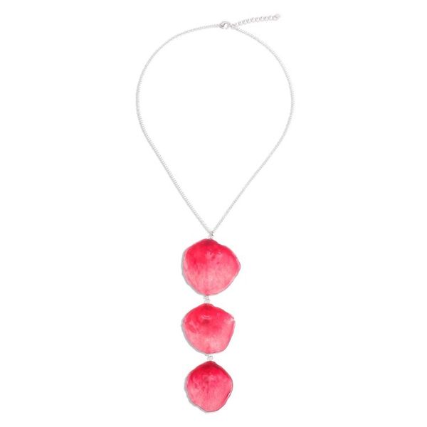 Alternate image for Red Natural Rose Petal Necklace from Thailand Pretty Red Petals