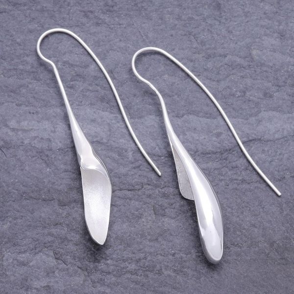 Alternate image for Hand Crafted Sterling Silver Drop Earrings from Thailand Open Season