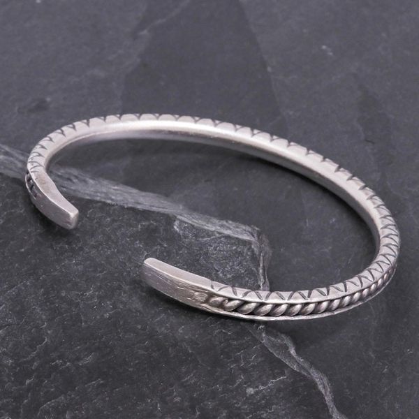 Alternate image for Hill Tribe Style Sterling Silver Cuff Bracelet Hill Tribe Trail