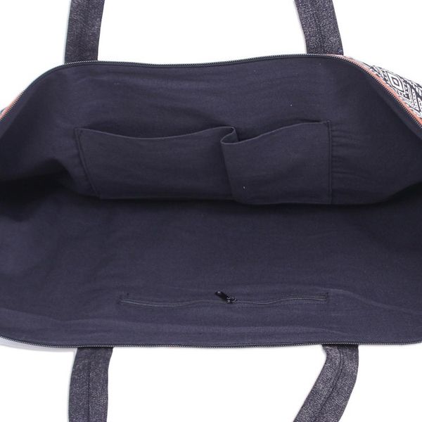 Alternate image for Thai Cotton Blend and Leather Yoga Mat Bag Daily Workout
