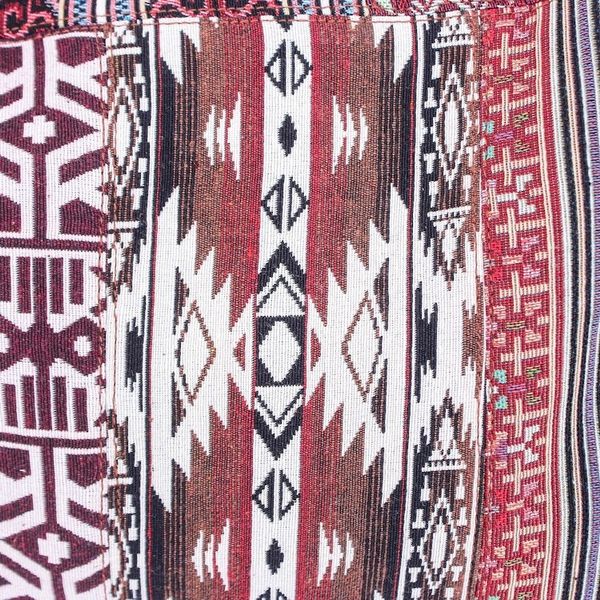 Alternate image for Geometric Patterned Cotton Blend Hobo Handbag Geometric Party