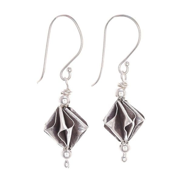 Alternate image for Artisan Crafted Karen Silver Dangle Earrings Spin City