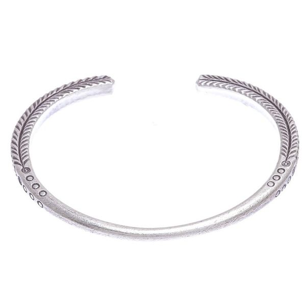 Alternate image for Hand Made Sterling Silver Leaf-Themed Cuff Bracelet Leaf Life
