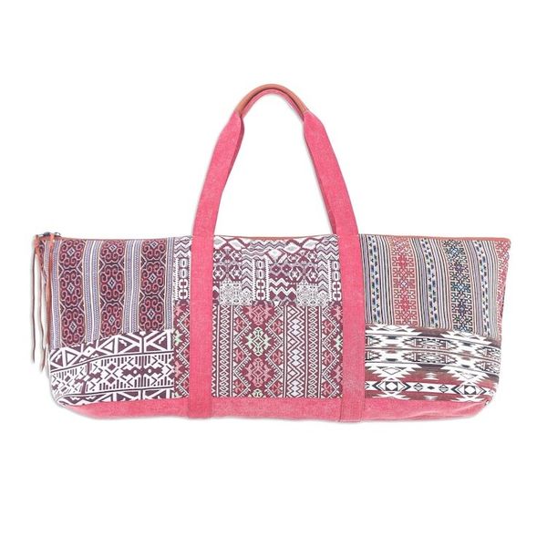 Alternate image for Woven Cotton Blend Yoga Mat Bag Active Day