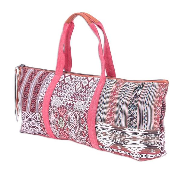 Alternate image for Woven Cotton Blend Yoga Mat Bag Active Day