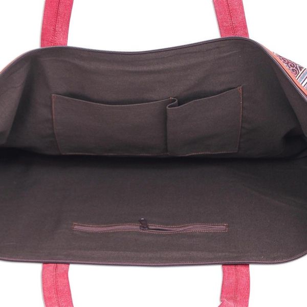 Alternate image for Woven Cotton Blend Yoga Mat Bag Active Day
