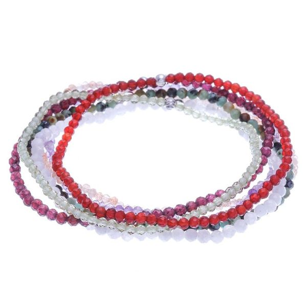 Alternate image for Thai Gemstone Beaded Stretch Bracelets Set of 7 Lucky Week