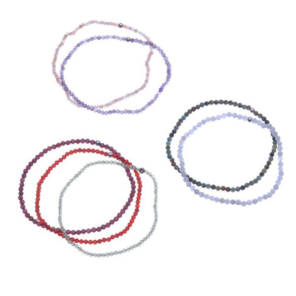 Alternate image for Thai Gemstone Beaded Stretch Bracelets Set of 7 Lucky Week