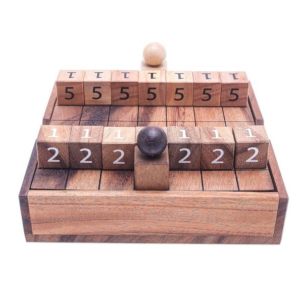 Alternate image for Hand Carved Raintree Wood Game from Thailand City Battle