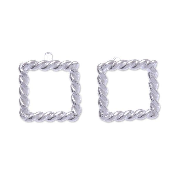 Alternate image for Hand Crafted Sterling Silver Stud Earrings Set of 3 Together At Last