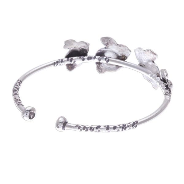 Alternate image for Rabbit Themed 950 Silver Cuff Bracelet Rabbit Family