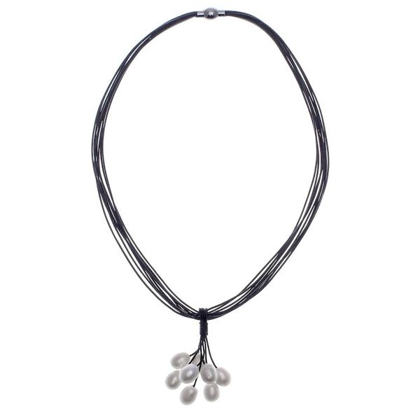 Alternate image for Cultured Pearl Pendant Necklace from Thailand Frothy Waters