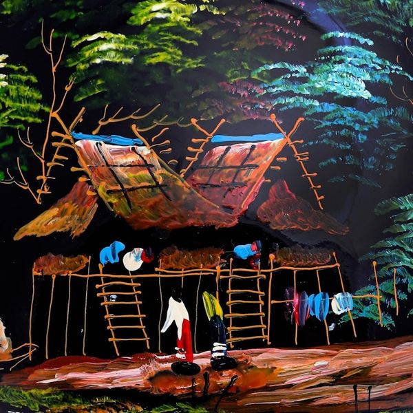 Alternate image for Lacquerware Mango Wood Box from Thailand Countryside Visit