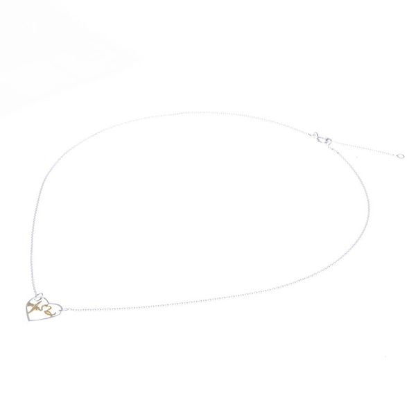 Alternate image for Artisan Crafted Gold Accent Necklace Be Still My Heart