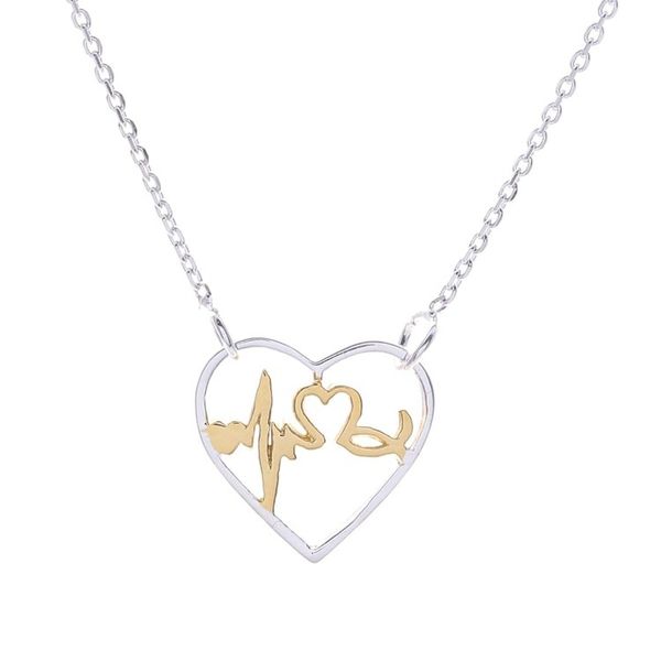 Alternate image for Artisan Crafted Gold Accent Necklace Be Still My Heart