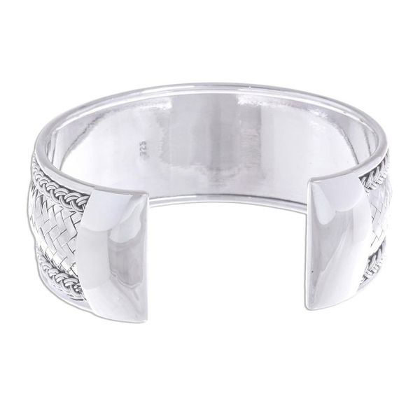 Alternate image for Sterling Silver Cuff Bracelet from Thailand Bright Journey