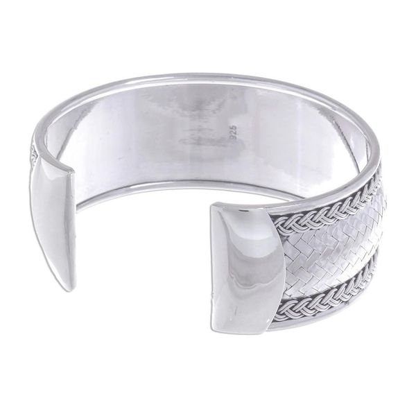 Alternate image for Sterling Silver Cuff Bracelet from Thailand Bright Journey