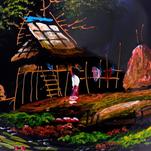 Alternate image for Lacquerware Mango Wood Box from Thailand Country Living
