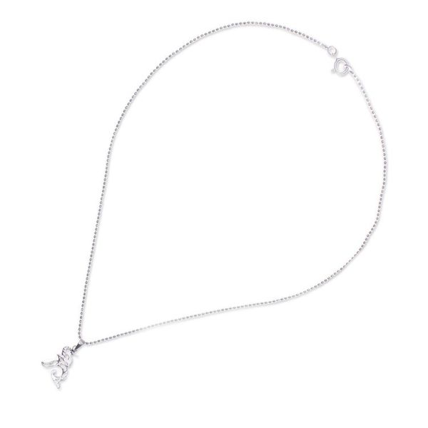 Alternate image for Sterling Silver Elephant Pendant Necklace from Thailand Elephant Melody