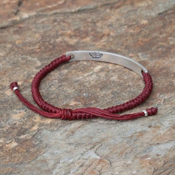 Alternate image for Sterling Silver Good Luck Pendant Bracelet from Thailand Lucky Red