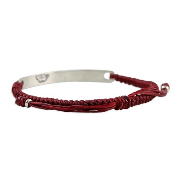 Alternate image for Sterling Silver Good Luck Pendant Bracelet from Thailand Lucky Red