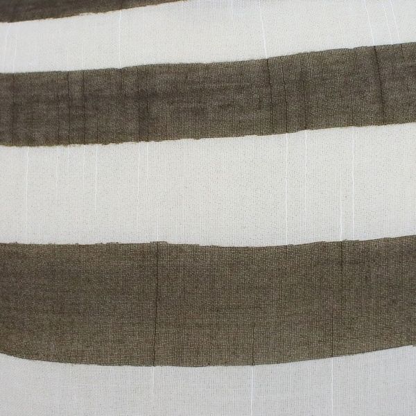 Alternate image for Handwoven Striped Cotton Shawl in Espresso from Thailand Cool Stripes in Espresso