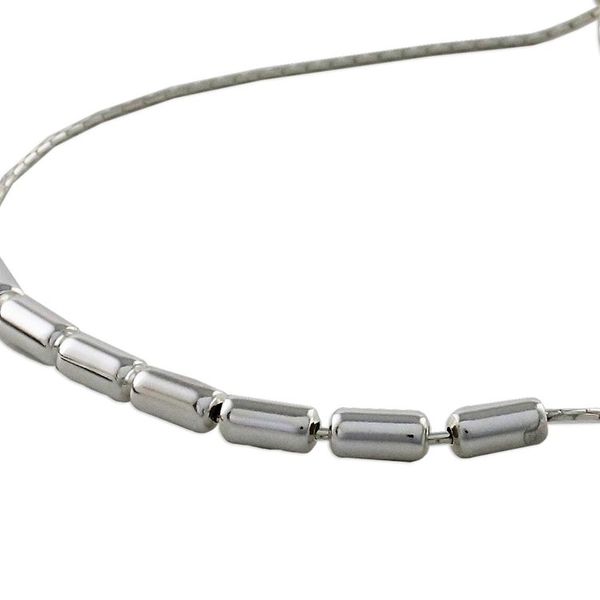 Alternate image for Handmade 925 Sterling Silver Morse Code Mom Chain Bracelet Morse Code Mom