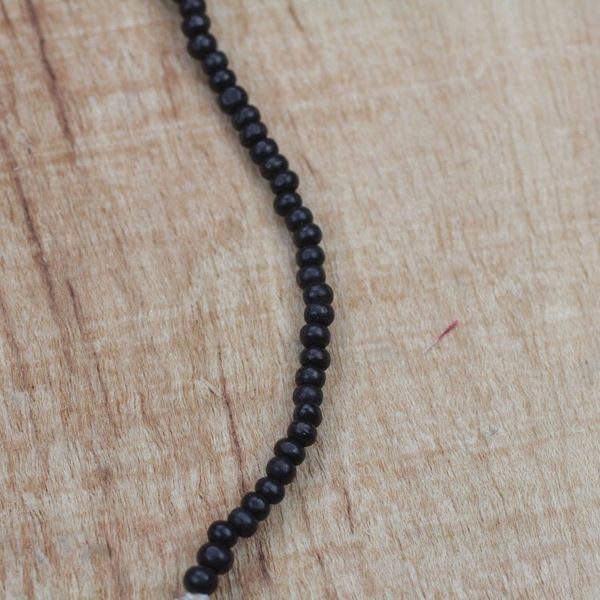 Alternate image for Recycled Paper and Wood Beaded Pendant Necklace from Ghana Dreams of Home
