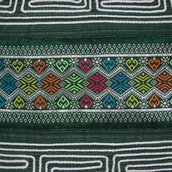 Alternate image for Colorful Cotton Blend Shoulder Bag from Thailand Thai Mood