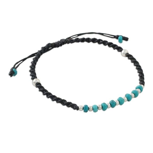 Alternate image for Handmade 925 Sterling Silver Beaded Bracelet Split Soul