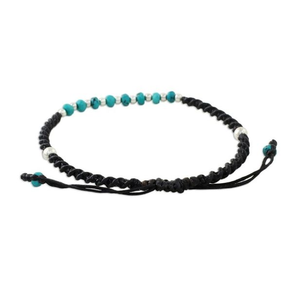 Alternate image for Handmade 925 Sterling Silver Beaded Bracelet Split Soul