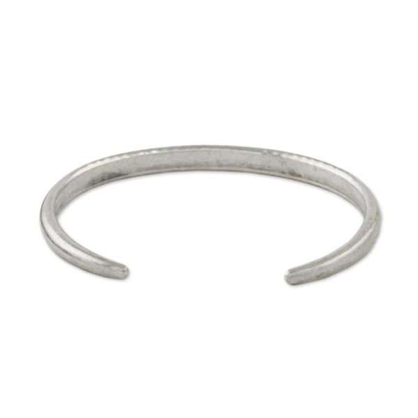 Alternate image for Handmade Sterling Silver Thai Hill Tribe Cuff Bracelet Hill Tribe Signature