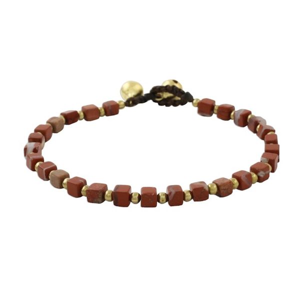Alternate image for Red Jasper Beaded Bracelet from Thailand Brilliant Day