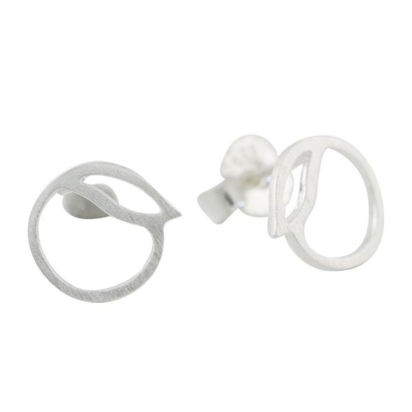 Alternate image for Sterling Silver Peach Stud Earrings from Thailand Oranges
