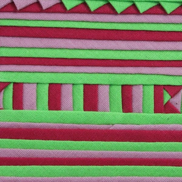 Alternate image for Lahu Style Cotton Blend Coasters in Pink Set of 6 Lahu Pink