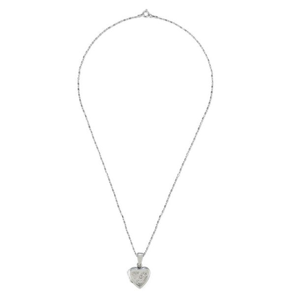 Alternate image for Handcrafted Sterling Silver Heart Locket Necklace Loving Mother