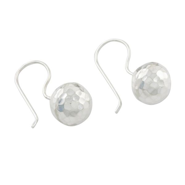 Alternate image for Sterling Silver Celtic Knot Cross Earrings from Thailand Woven Crosses