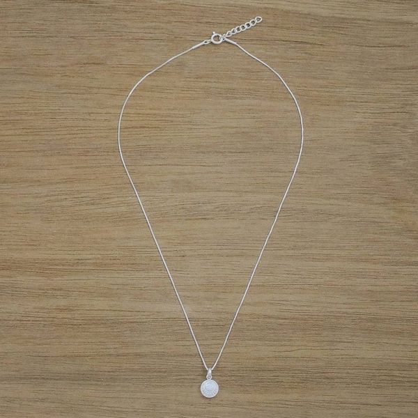 Alternate image for Thai Sterling Silver Cubic Zirconia Leo Pendant Necklace Zodiac Charm Leo